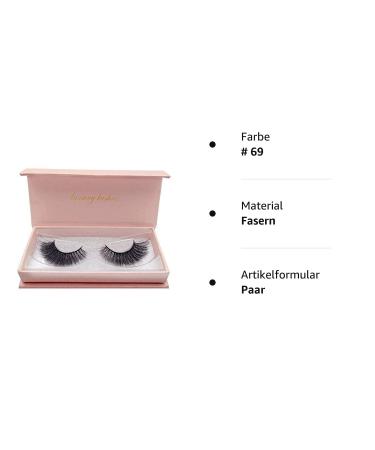 3D False Eyelashes #69 - Handmade Voluminous Lashes | Long Thick Reusable | International Shipping - Buy Online on GoSupps.com
