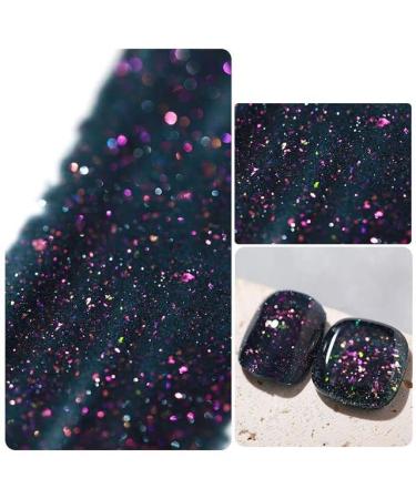 15ML DIY Nail Varnish Shiny Diamond Gel Manicure Gel Nail Polish Glitter Nail Gel Sequins Gel Nail Nail Phototherapy Gel - (Color: 8)