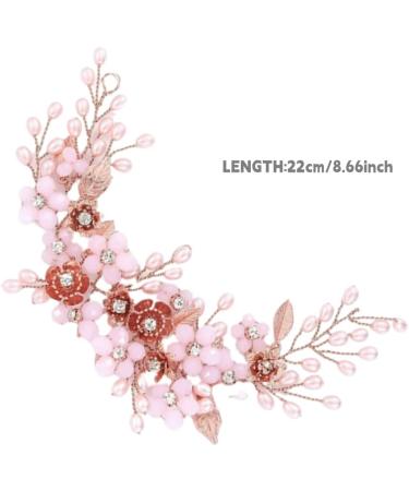 ISLHJDD Crystal Bridesmaid Hair Accessories Wedding Hair Vine Pearl Hair Clips Bridal Hair Barrettes Pins Bridal Headband - Buy Online on GoSupps.com