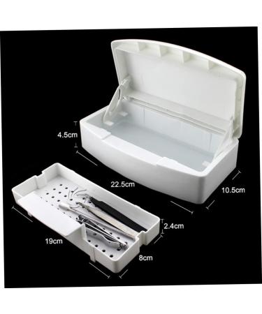1PC Nail Art Tool Clean Sterilizer Box Disinfection Storage Box Pedicure Manicure Nail Sterilizer Box sterilizer beauty box - Buy Online on GoSupps.com