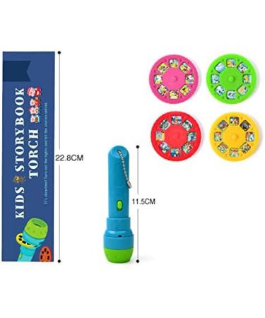 Binnan Children's Projector Flashlight | Kids' Projection Lamp Toy with 4 Fairy Tales & 32 Slides - Perfect Gift for Imaginative Play - Buy Online on GoSupps.com