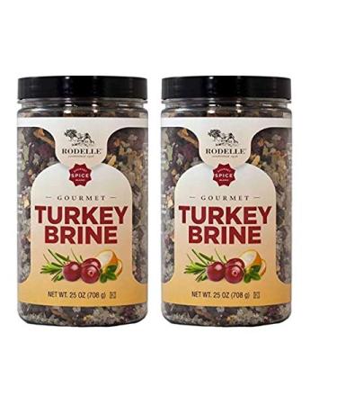 Rodelle Turkey Brine, 25 Ounce each (2 Pack) 1.5 Pound (Pack of 2)