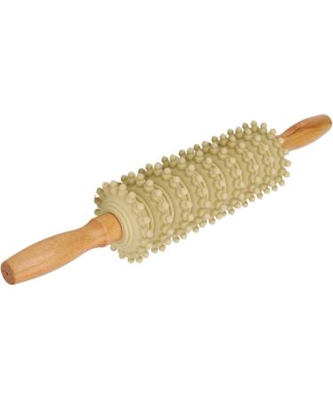Wooden Therapy Roller for Trigger Points & Cellulite Release | Non-Slip Massage Roller for Pain Relief & Thin Legs - Buy Online on GoSupps.com