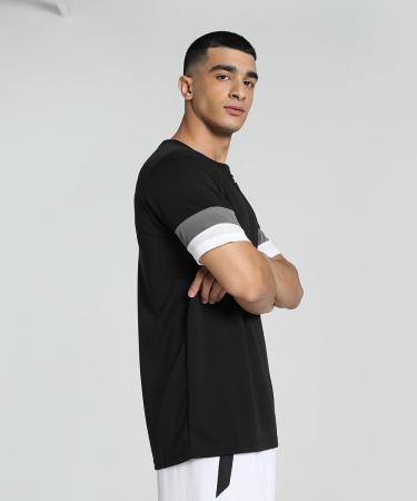 PUMA Men's Shirt - Black Smoked Pearl & White | International Shipping Available - Buy Online on GoSupps.com