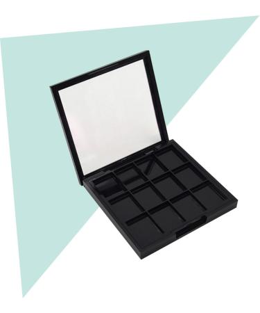 NOLITOY 2 Pcs 12 Travel Accessories Empty Eye Shadow Pallet Empty Eyeshadow Dish Makeup Palette Make up Box 1 count (Pack of 1) Blackx2pcs - Buy Online on GoSupps.com