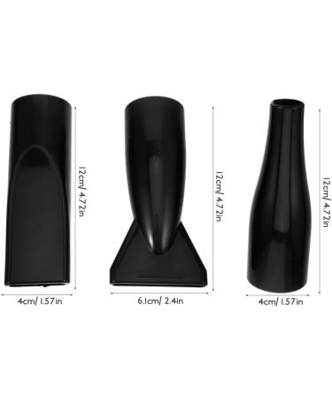 Healeved 3pcs Pet Water Blower Hairdryer Diffuser Blow Dryer Accessories Styling Tool Hair Dryer Accessory Hairdressing Tool Hair Dryer Attachment Nozzle The Dog Abs 12.00X6.10X4.00CM Black - Buy Online on GoSupps.com