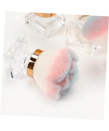 Beavorty powder brush nail dust brush makeup nail cleaning makeup supplies cosmetic applicator manicure blush brush cosmetic abs dense travel foundation - Buy Online on GoSupps.com