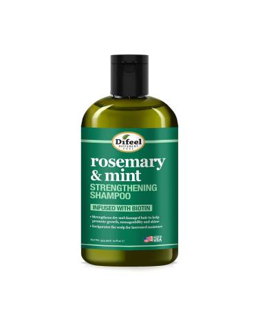 Difeel Rosemary Mint Strengthening Shampoo with Biotin 12 oz. - Made with Natural Rosemary Oil for Hair Growth  Sulfate Free Shampoo - Buy Online on GoSupps.com