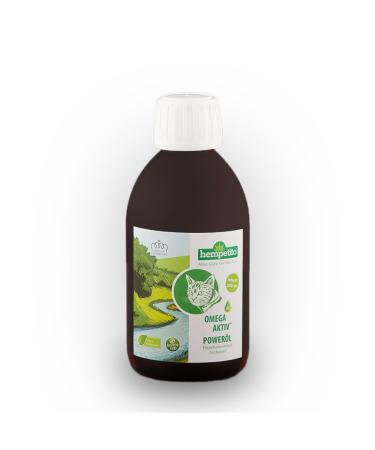 hempetito Omega-active+ power oil for cats 250 ml