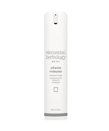 Elemental Herbology Cell Active Facial Moisturizer 1.7 Fl.Oz.- Hyaluronic Acid Anti Aging Cream
