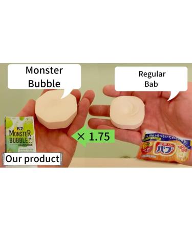 Babu Bath Salt Monster Bubble 18 Tablets Assortment - Spicy Citrus, Lavender Wood, Citrus Green Scents - Buy Online on GoSupps.com