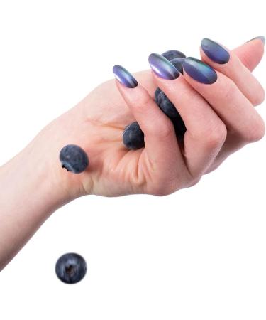 Glamsy Magic Space Holo Effect Nail Wraps - 24 Self-Adhesive Ultra-Thin Nail Films for Stunning Nails - Buy Online on GoSupps.com