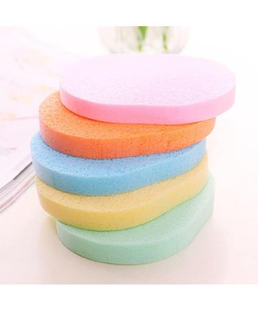 dijiusidy 10 Pieces Color Random Face Washing Sponge Discs Assortment Portable Makeup Cosmetic Pad Assorted Kit Cleaning Tool - Buy Online on GoSupps.com