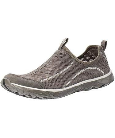 Aleader Men's Mesh Slip On Water Shoes 10 Overcast Gray