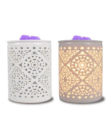 Elegant ceramic wax warmer