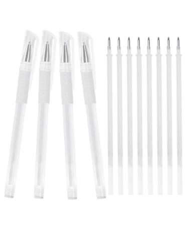 Lurrose Stylo de Maquillage Blanc pour Marquage Pr cis Ensemble de 12 Pi ces Outil Professionnel pour Cartographie Sourcils et Tatouage Adapt aux Salons de Beaut et Microblading