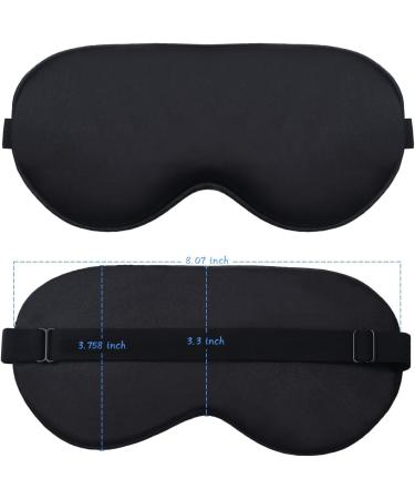 Silk Sleep Mask for Women & Men | Furry Eye Mask | Soft Eye Cover & Blindfold for Relaxation - Buy Online on GoSupps.com