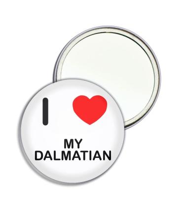 I Love My Dalmatian - 55mm Round Compact Mirror