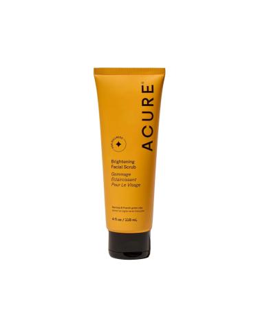 Acure Brightening Facial Scrub for a Youthful Brighter and Radiant Complexion With Sea Kelp & French Green Clay - 4 FL oz. - Buy Online on GoSupps.com