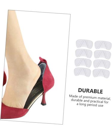GLEAVI 8 Pairs Half Size Back Shoe Heel Inserts - Non-Slip Gel Heel Protectors for Women - Wear-Resistant Heel Liners & Daily Heel Pads - Buy Online on GoSupps.com
