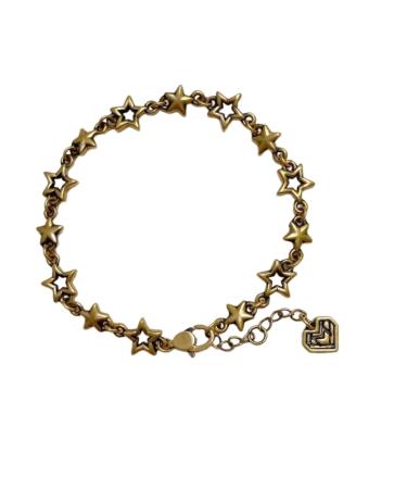 South Kieling love-trailer bracelet stylish star-heart chain handmade unisex couple broken tires accessory New Year's gift jewelry