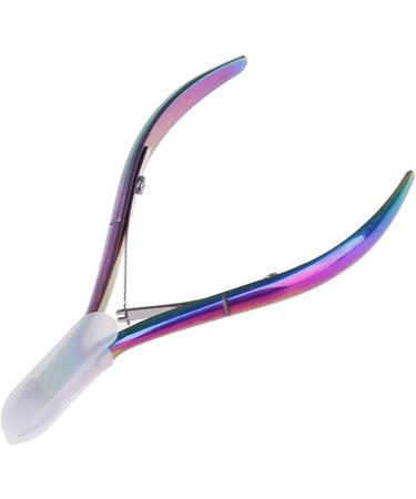 Nail Clipper for Thick Nails 1PCS Nail Art Dead Skin Remover Clipper Scissor Manicure Pedicure Tool Stainless Steel Plating Rainbow Cuticle Nipper Cutter (Color : Style 1) - Buy Online on GoSupps.com
