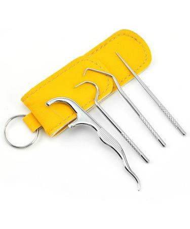 MANYUN Metal Toothpick Set - Portable Dental Floss & Tooth Storage Cleaner - Ideal for Travel - Color 2 - Buy Online on GoSupps.com