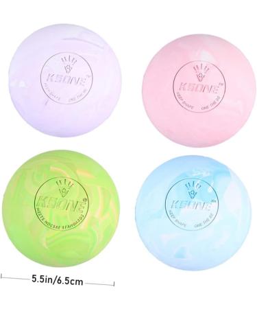 Clispeed 3 STK Hand Massage Devices - Ceramic Deep Tissue Massage Roller & Yoga Ball - Violet 6.5x6.5cm - Fascia Ball for Fitness & Relaxation - Buy Online on GoSupps.com