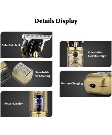 Bestauty 3-in-1 Men's Hair Trimmer & Foil Shaver Kit | Cordless Rechargeable Electric Shavers with Nose Trimmer and 4 Guide Combs | Washable Blades for Easy Cleaning - Buy Online on GoSupps.com