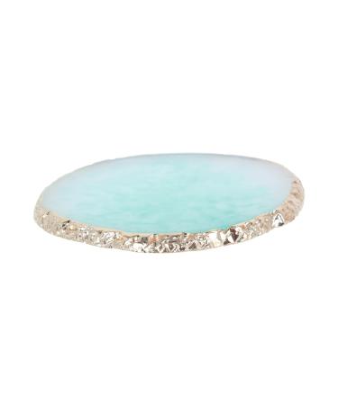 FOMIYES FOMIYES 1 Piece Nail Art Puck Nail Art Paint Kit Manicure Mixing Mix Nail Art Plate Nail Polish Nail Art Mixing Tray DIY Coloring Plate Nail Art Paint Plate Color Mix Green Resin