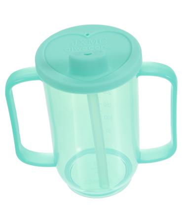 Gleavi recovery cup older beaking cup trembling cup independent drinking cup unbreakable drinking cup bowl water cup drinking bottle pregnant woman plastic feed light green 13.8x13cm