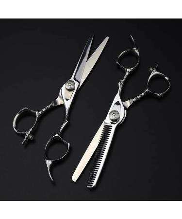 Hair Cutting Scissors 6 Inch Professional JP 440c 9cr Steel Upscale Hair Cutting Scissors Haircut Thinning Barber Tools Shears Hairdresser Scissors Set - Buy Online on GoSupps.com