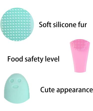 2 Silicone Nose Wash Brush Silicone Lip Brush Lip Scrub Brush Safe for all Lip/Skin Types - Buy Online on GoSupps.com