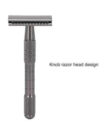 Premium Double Edge Metal Razor for Men - Reusable Traditional Shaving Solution - Buy Online on GoSupps.com
