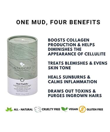 Hungarian Wellness Mud Mask 24oz - Detox Pores, Rejuvenate Skin, Even Tone - 100% Natural Raw Mud with Minerals & Collagen - Buy Online on GoSupps.com
