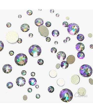 SWAROVSKI CRYSTAL PARADISE SHINE (001 PARSH) 144 pcs 2058/2088 Crystal Flatbacks rhinestones nail art mixed with Sizes ss5 ss7 ss9 ss12 ss16 ss20 ss30