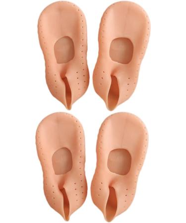 Healeved 6 Pairs Sebs Socks Silicone Heel Protector Shoe Inserts for Heels High Heel Toe Pads Moisturising Gel Socks Moisturizing Socks Plantar Inserts Beach Socks Invisible Anti Slip Socks - Buy Online on GoSupps.com