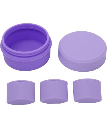 Verdant Touch Empty Silicone Cream Jar Silicone Cream Jars Travel Makeup Containers Set 3 Dispensers Refillable Empty Cream Jars with ed Lids and Spoon Portable Pink for Travel - Buy Online on GoSupps.com