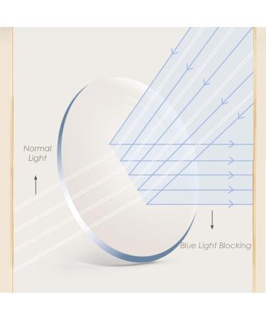 Half-Frame Alloy Reading Glasses for Women - Lightweight Blue Light Blocking Computer Readers 2.0x in Red - Buy Online on GoSupps.com