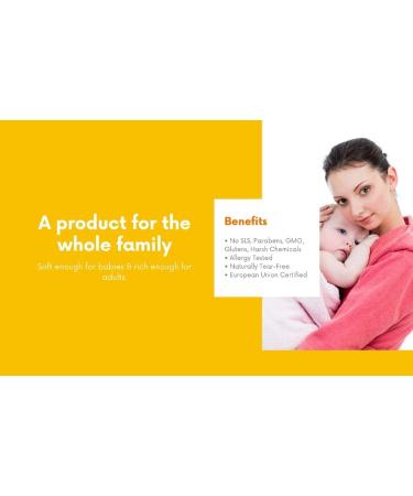 Nature's Baby Organics Conditioner & Detangler - Vanilla Tangerine 16 fl oz | Organic & Gentle Care - Buy Online on GoSupps.com