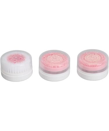 Electric Face Brush Waterproof Pore Deep Cleansing Silicone Facial Cleansing Brush for Salon (Pink) - Buy Online on GoSupps.com