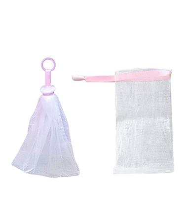 2pcs Bubble Foam Mesh Bag Net Body Care Facial Skin Care Tool
