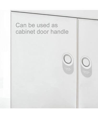 Toilet Seat Handle - Avoid Touching, Adhesive Lid Lifter - 2 PCS White and Grey Bathroom Accessories - Buy Online on GoSupps.com