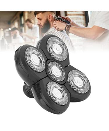 5 Head Shaver Replacement Replacement Shaver Head Electric Beard Shaver Carver 5 Blade Rotating Head Accessory for Men Bald Head Rotary Shaver Grooming Kit Facial Clean Trimmer(#01)