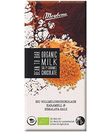 Meybona MEYBONA Chocolate with Caramel Pieces and Organic Salt for Pakistan 100g