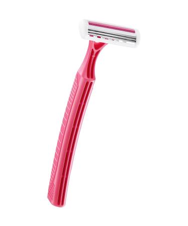 BIC Pure Lady Razor for Women - 16 Disposable Razors with 3 Blades Vitamin E & Shea Butter for a Gentle Shave - Buy Online on GoSupps.com