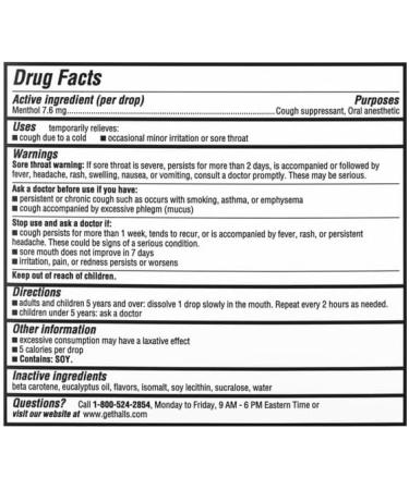 Halls Sugar Free Honey Lemon- Relief Cough Drops Economy Pack 70 Drops (1 Pack) Set with Fusion Shop Store Box (1) Small Yellow - Buy Online on GoSupps.com