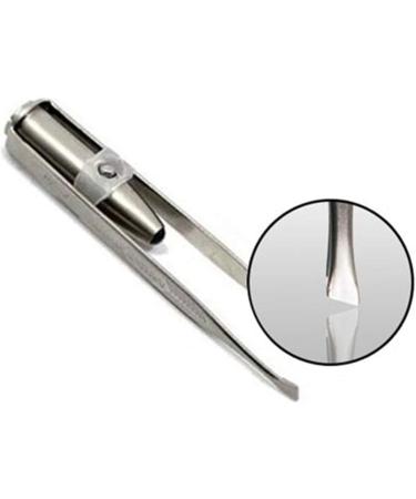 Shop Pinzhi LED Illuminated Stainless Steel Eyebrow Tweezers | Precision Beauty Tools for Flawless Grooming - International Shipping Available - Buy Online on GoSupps.com