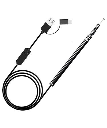 Jteremy Ear Wax Removal Tool 5.5 mm HD Visual Ear Camera with 6 LED Light 3 in 1 WiFi Visual Ear Endoscope Camera