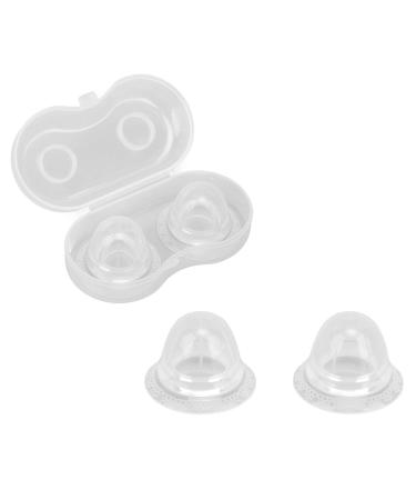 Nipple Corrector for Inverted Flat And Shy Nipples Inverted Nipple Corrector Sucks Sunken Flat Nipples Transparent Silicone Nipple Suckers Breastfeeding for Pregnant Women Young Girl